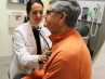 Fred Cubbison is examined by Dr. Ashley Rosko at Ohio State`s James Cancer Hospital and Solove Research Institute, where a new clinic has opened that bases patient treatment options on their fitness level, not just their age.